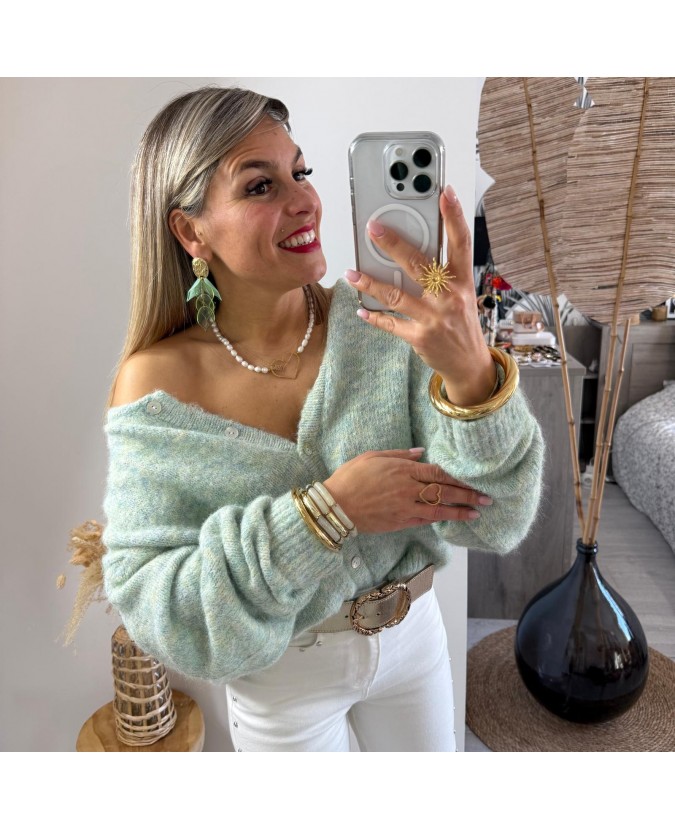 GILET CHANDRA - VERT D'EAU