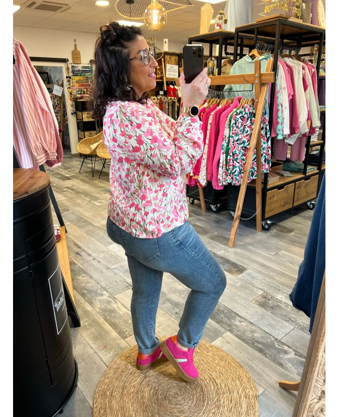 CHEMISE DOMINGO PULPEUSE - ROSE