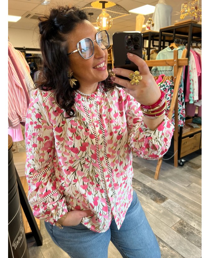 CHEMISE DOMINGO PULPEUSE - ROSE