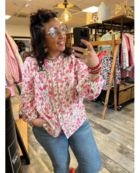 CHEMISE DOMINGO PULPEUSE - ROSE