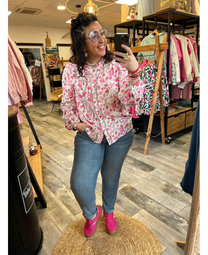 CHEMISE DOMINGO PULPEUSE - ROSE