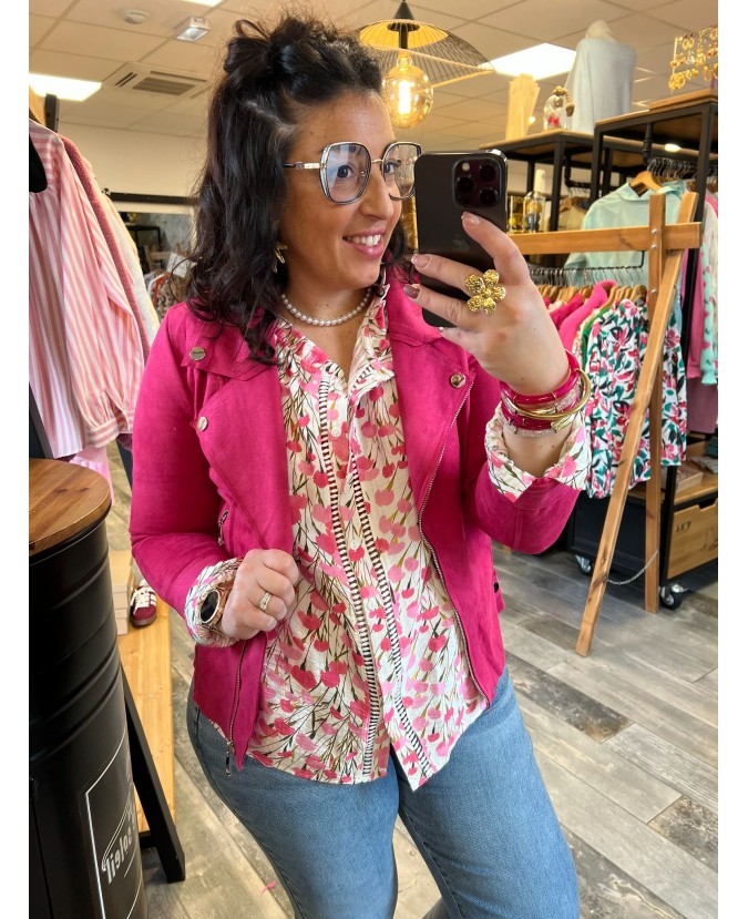 CHEMISE DOMINGO PULPEUSE - ROSE