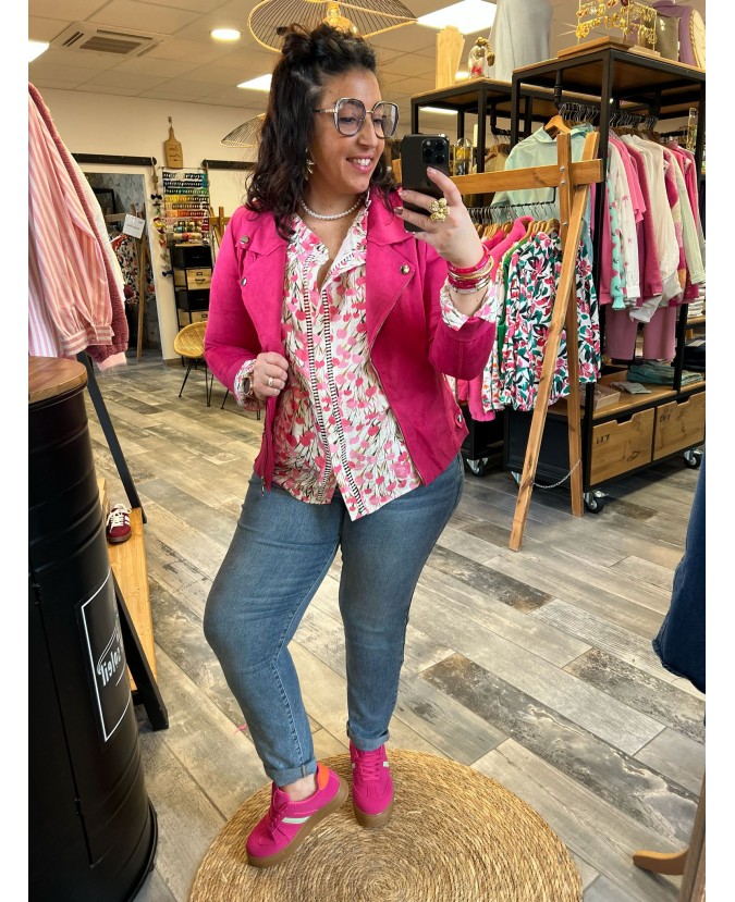 CHEMISE DOMINGO PULPEUSE - ROSE