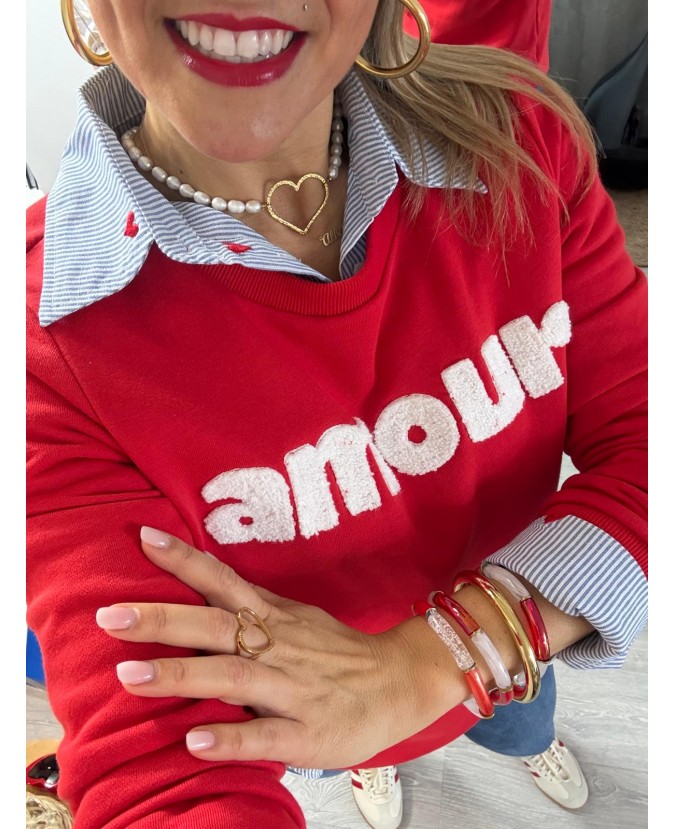 SWEAT EVODIE - ROUGE