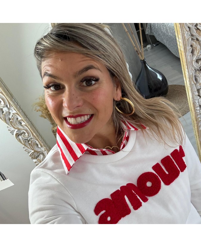 SWEAT EVODIE - BLANC