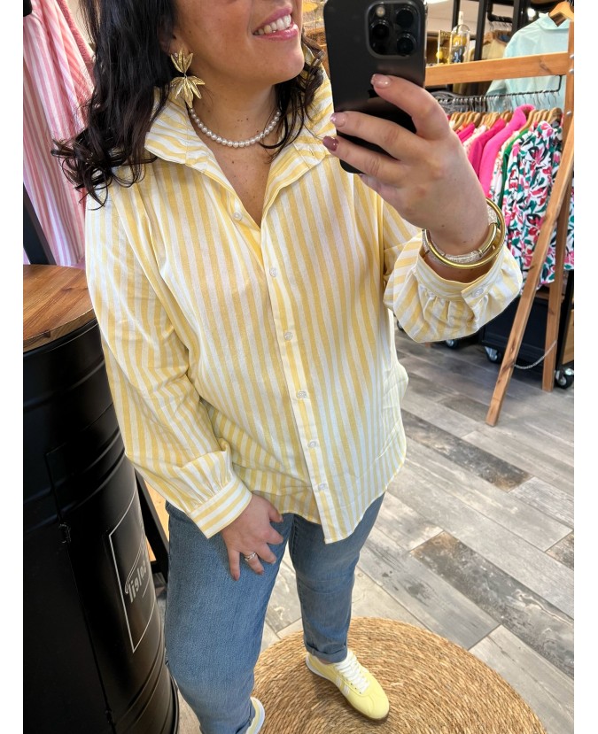 CHEMISE AIRELLE PULPEUSE - JAUNE