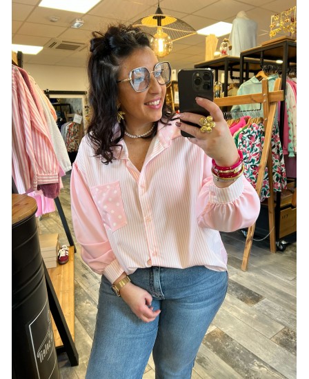 CHEMISE KAELIG PULPEUSE - ROSE