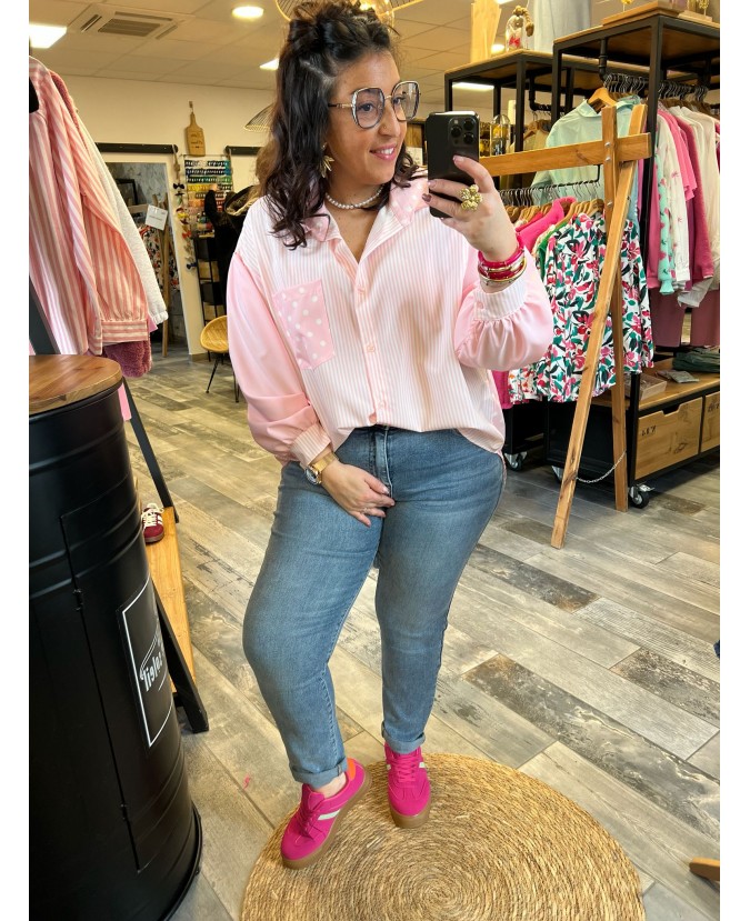 CHEMISE KAELIG PULPEUSE - ROSE