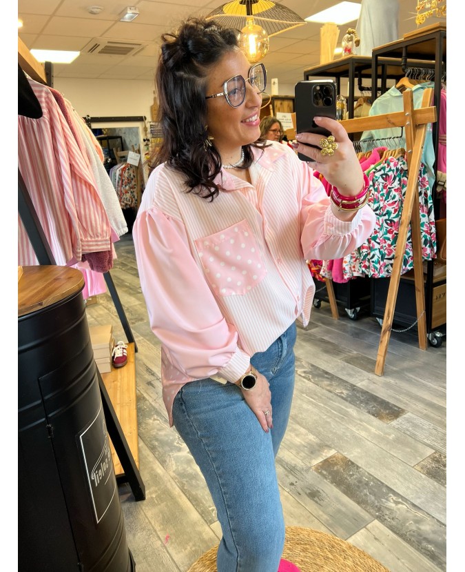 CHEMISE KAELIG PULPEUSE - ROSE