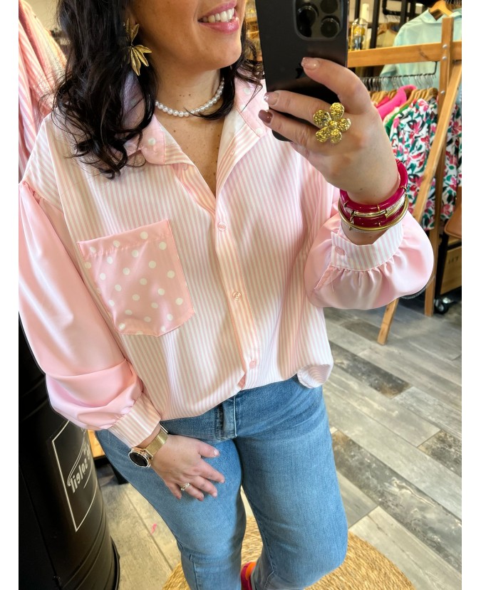 CHEMISE KAELIG PULPEUSE - ROSE