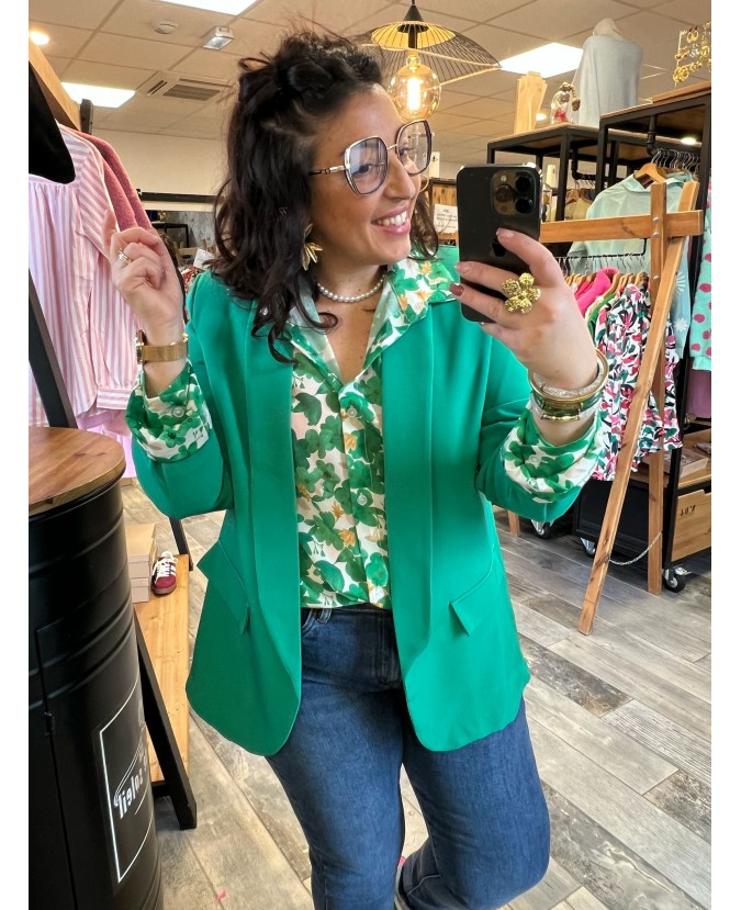 BLAZER GUYONNE PULPEUSE - VERT