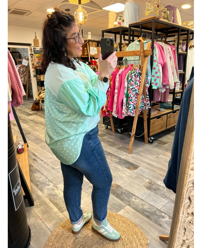 CHEMISE KAELIG PULPEUSE - VERT