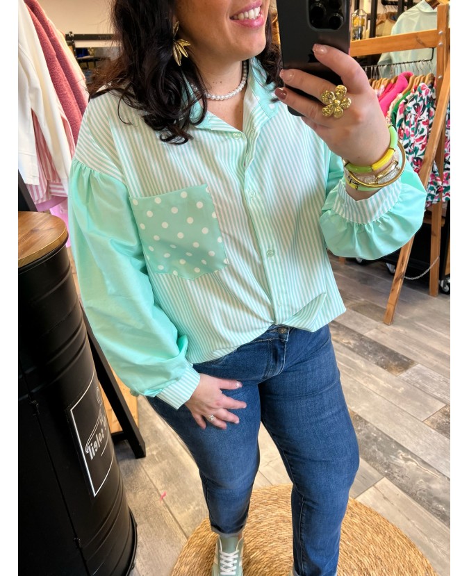 CHEMISE KAELIG PULPEUSE - VERT