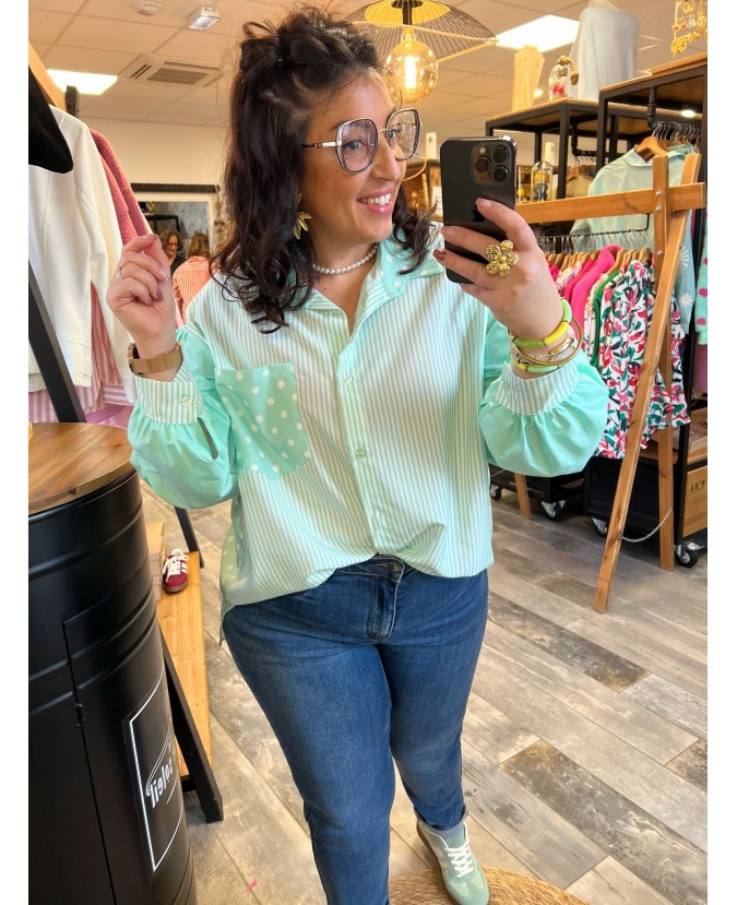 CHEMISE KAELIG PULPEUSE - VERT