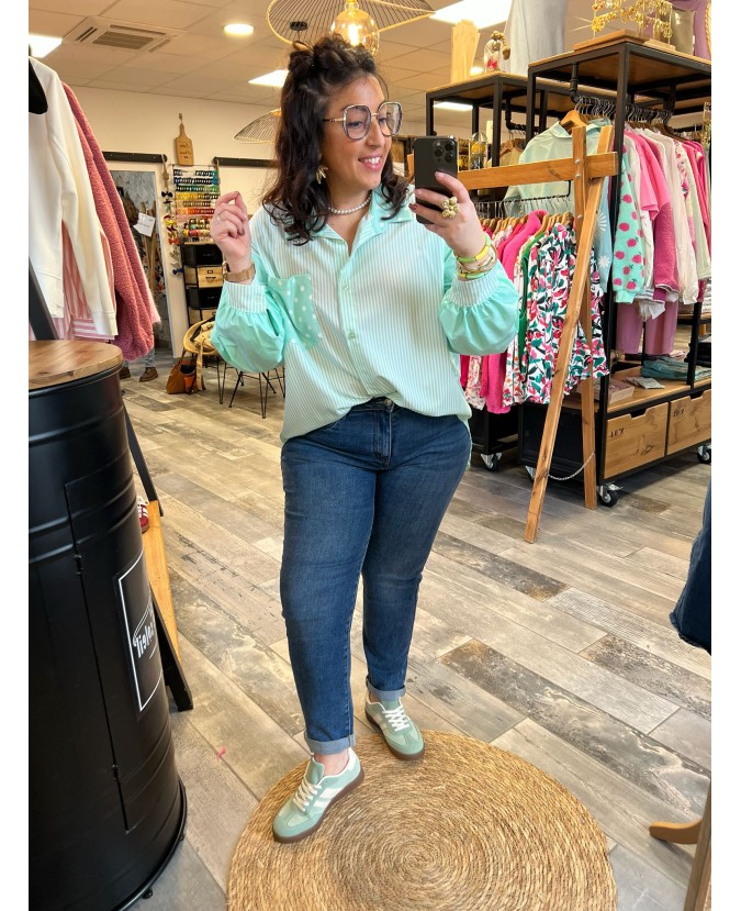 CHEMISE KAELIG PULPEUSE - VERT