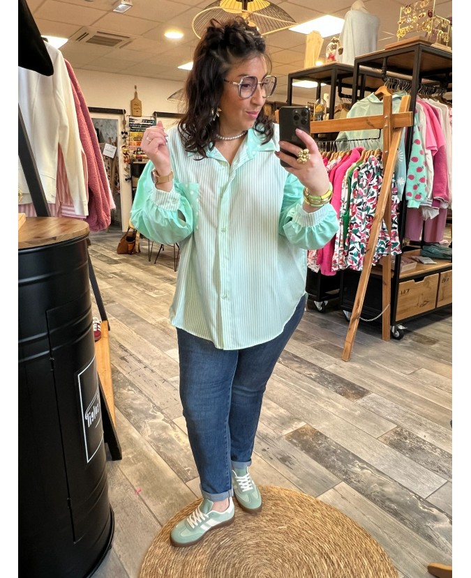 CHEMISE KAELIG PULPEUSE - VERT