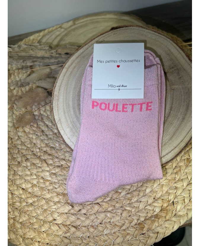 CHAUSSETTES POULETTE - POUDRE