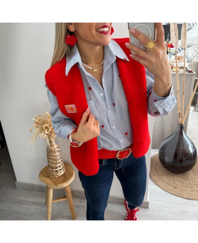 GILET VENUS - ROUGE