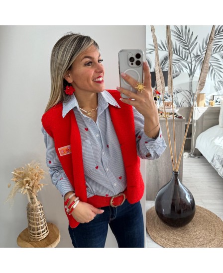GILET VENUS - ROUGE