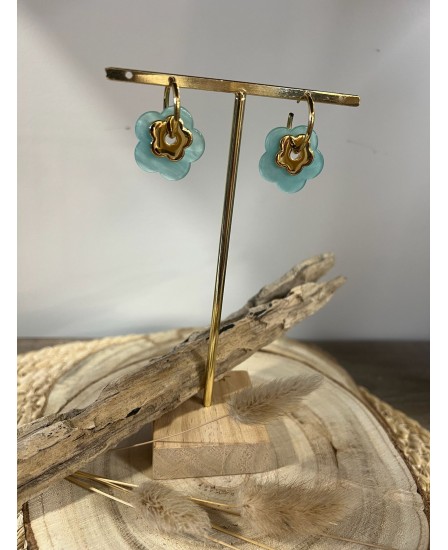 BOUCLES D'OREILLES ALEX - TURQUOISE