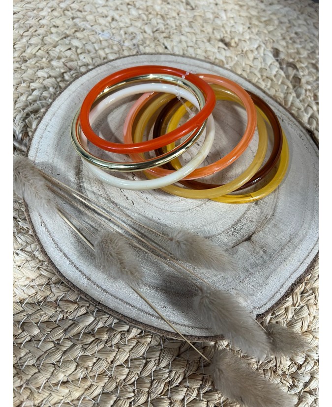 LOT DE JONCS SANA - ORANGE