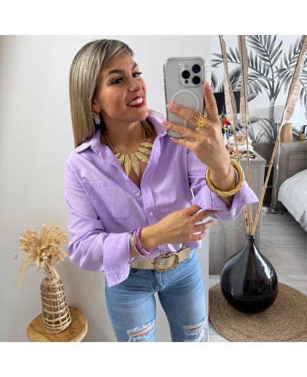 CHEMISE CASSIUS - LILAS