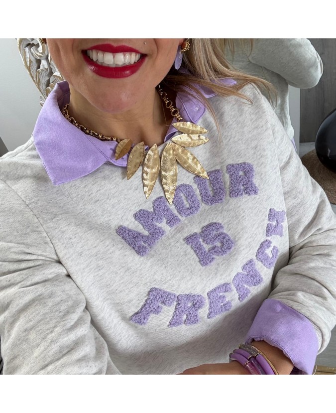 SWEAT EMMELINE - GRIS