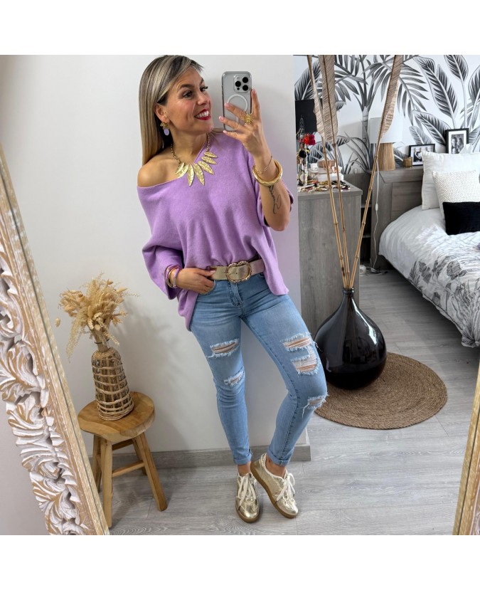 PULL CHRISTIAN - LILA