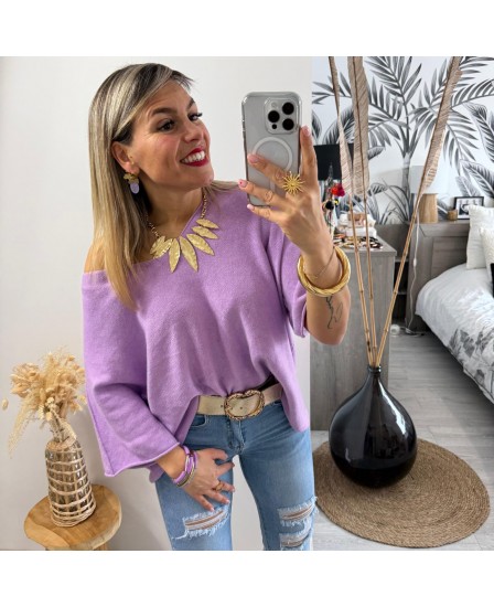 PULL CHRISTIAN - LILA