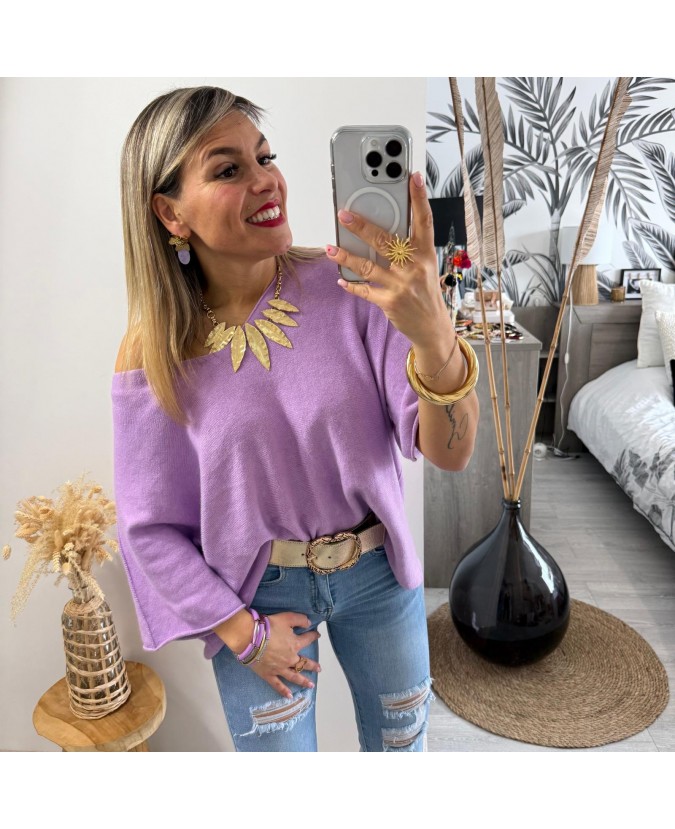 PULL CHRISTIAN - LILA