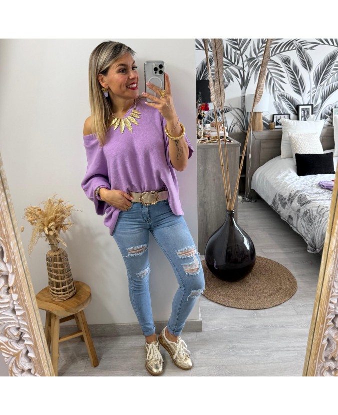 PULL CHRISTIAN - LILA