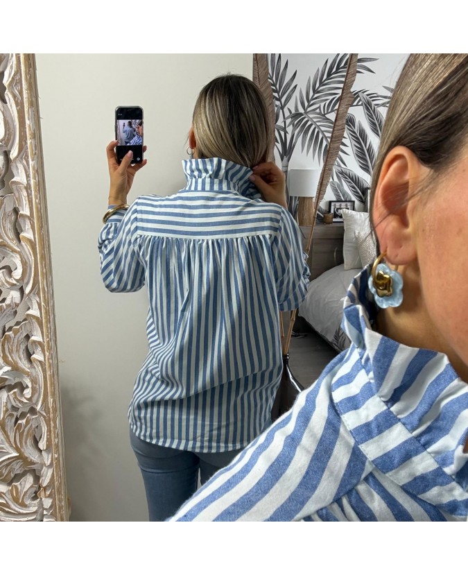 CHEMISE AIRELLE - BLEU