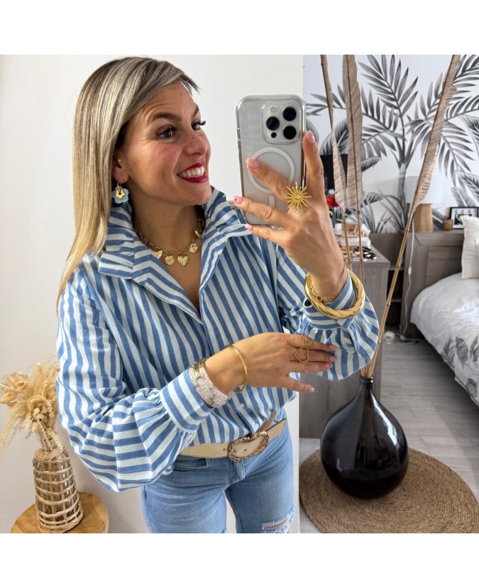 CHEMISE AIRELLE - BLEU