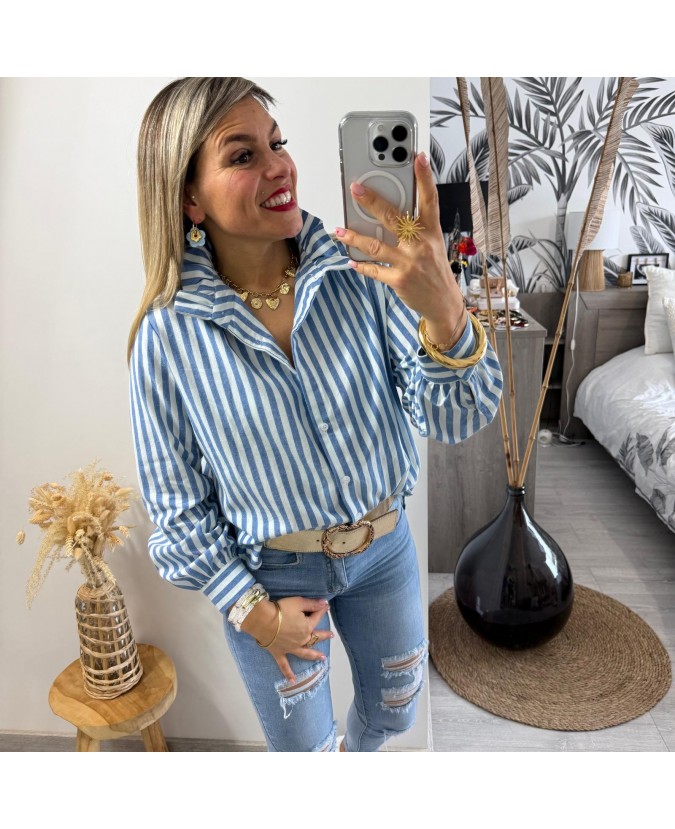 CHEMISE AIRELLE - BLEU