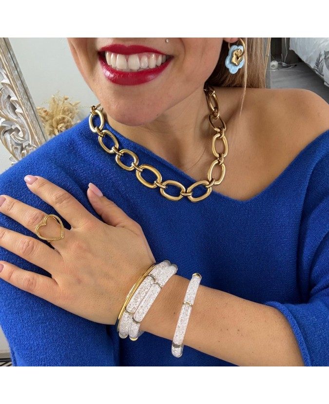 PULL CHRISTIAN - BLEU ÉLECTRIQUE