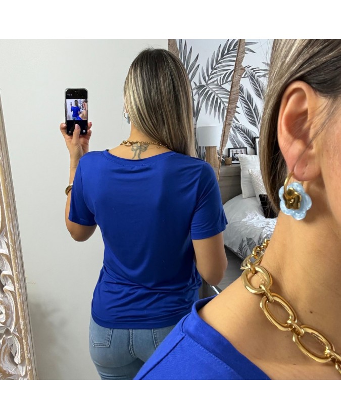 TEE SHIRT OMBELINE - BLEU