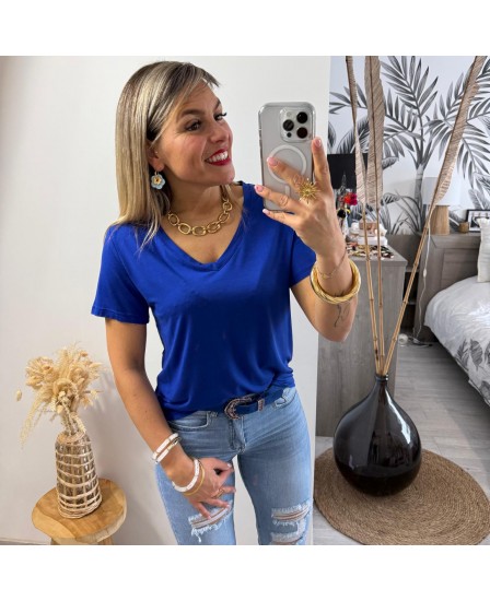 TEE SHIRT OMBELINE - BLEU