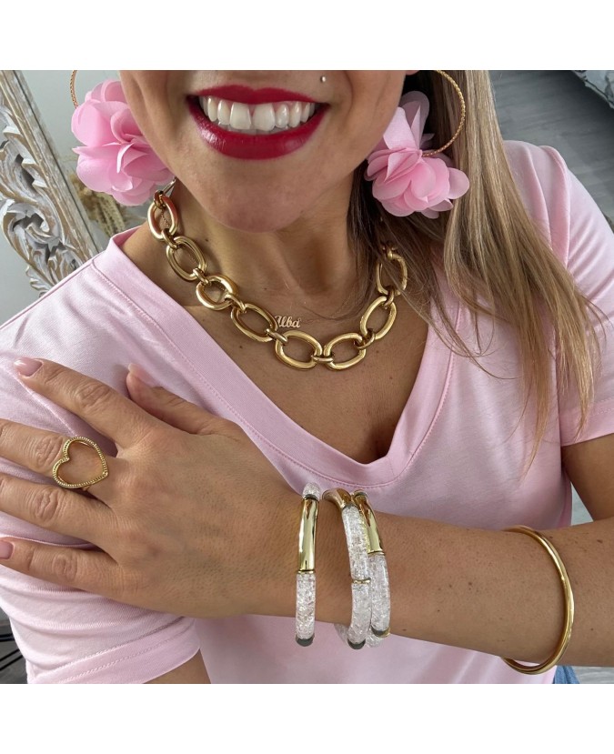 TEE SHIRT OMBELINE - ROSE