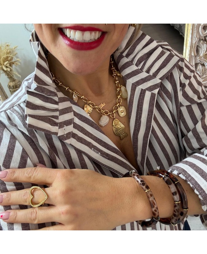 CHEMISE AIRELLE - MARRON