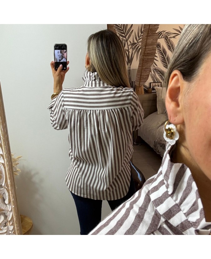 CHEMISE AIRELLE - MARRON