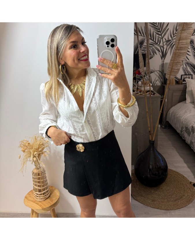 JUPE SHORT COLERI - NOIR