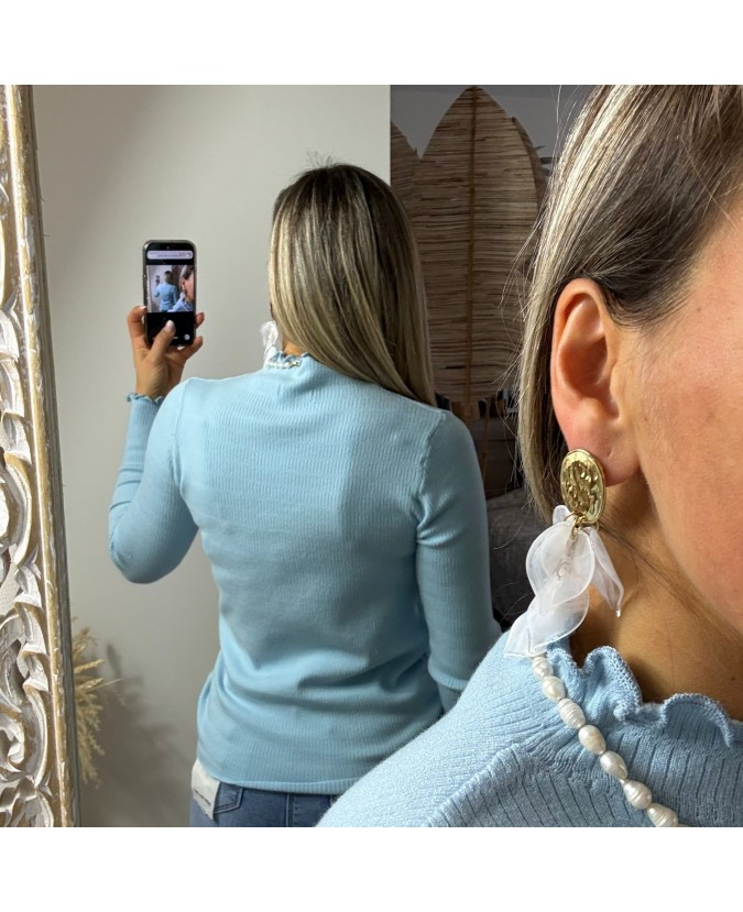 PULL JONEL - BLEU CIEL