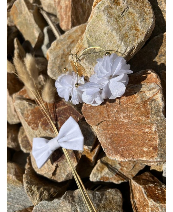 BOUCLES D'OREILLES ABBY - BLANC